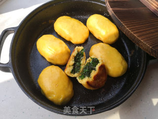 苦苦菜菜饼子的做法