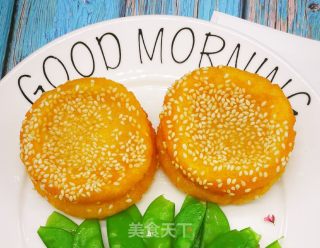 南瓜芝麻饼的做法
