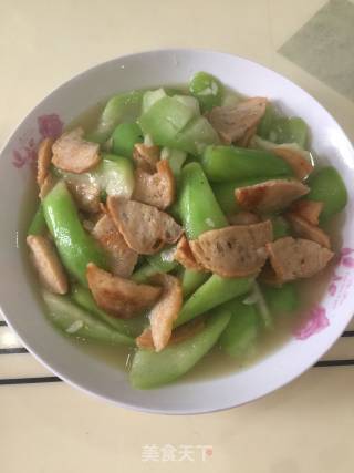 丝瓜炒肉饼的做法