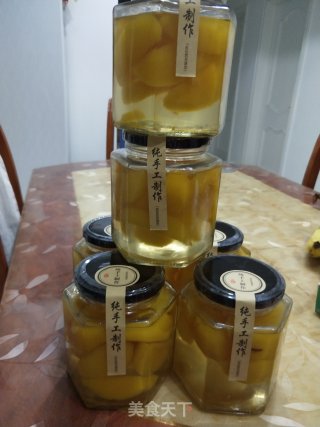 黄桃罐头的做法