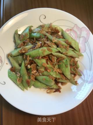 虾皮炒丝瓜的做法