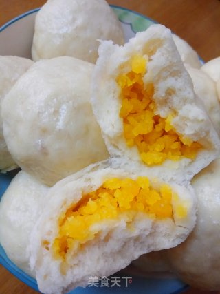 奶黄包的做法