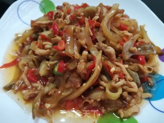 榨菜炒肉丝的做法