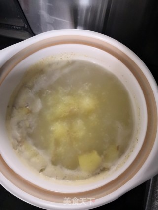 小米海参粥的做法