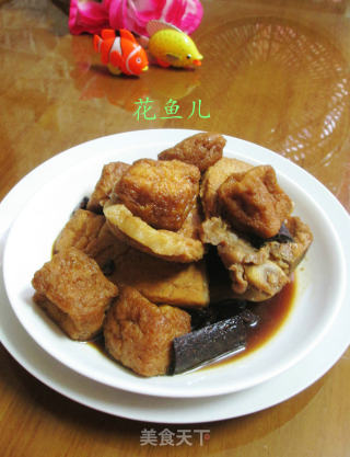 油豆腐烧大排的做法
