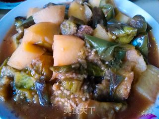 茄子炖土豆的做法