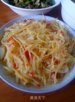 酸辣土豆丝的做法