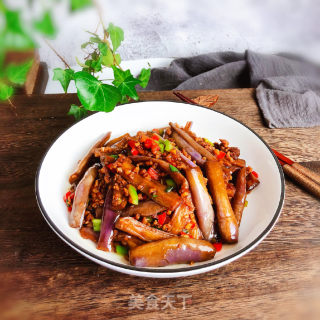 少油版肉末茄子#茄子#的做法