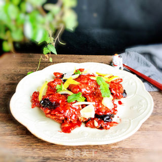 洛神花敲虾#鲜虾#的做法