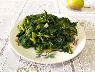蒜泥野芝麻的做法