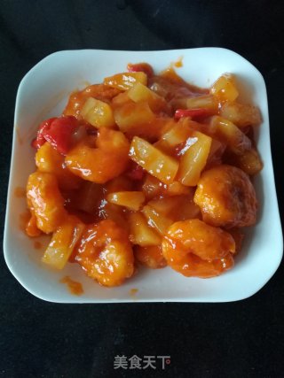 菠萝咕咾虾的做法