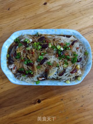 雄鱼头蒸粉丝的做法