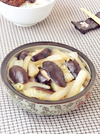 香菇白菜的做法