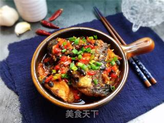泡椒豆豉干烧鱼的做法