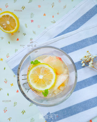 蜜桃柠檬清凉饮的做法