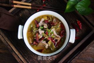 香辣酸菜肉片的做法