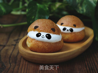熊猫奶油泡芙的做法