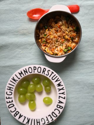 虾仁炒饭的做法