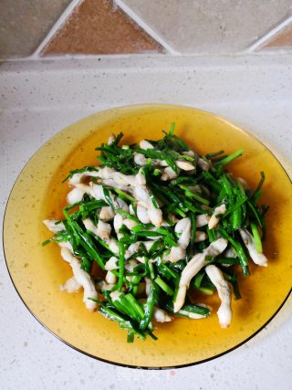 韭菜炒蛏子的做法