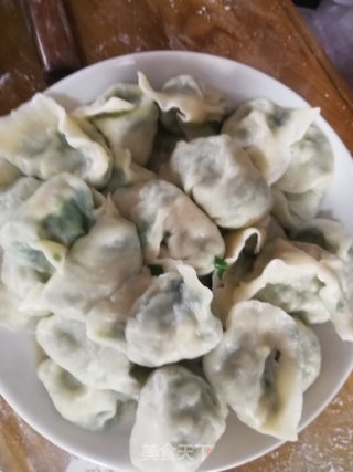 韭菜虾仁鸡蛋水煮饺的做法