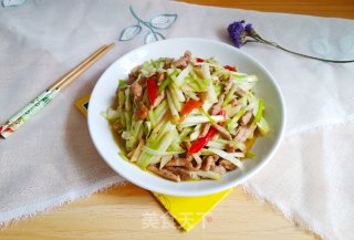 泡椒韭黄肉丝的做法