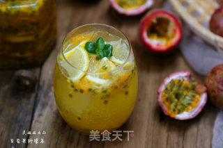 百香果柠檬茶-----女生美白排毒必备