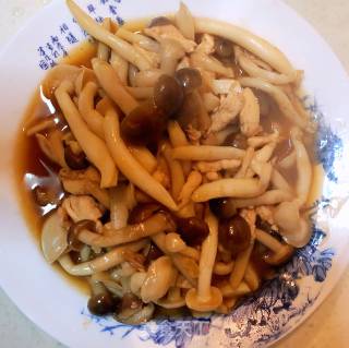肉炒双菇的做法