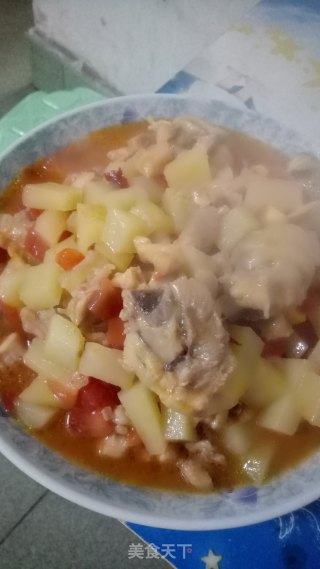 番茄土豆鸡腿的做法