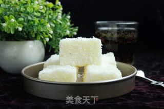 椰蓉牛奶小方的做法