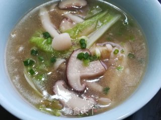 菌菇白菜汤的做法