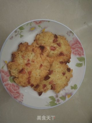 米饭鸡蛋饼的做法