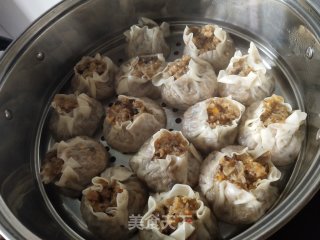 香菇肉丁烧麦的做法