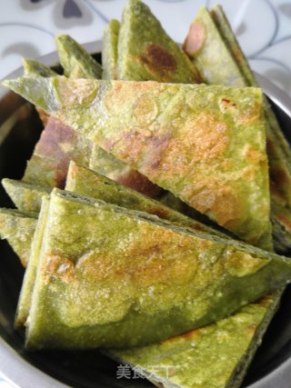 清甜艾香饼的做法