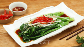 白灼芥兰的做法