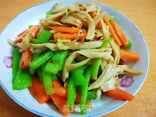 下饭菜_面筋炒青椒