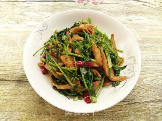 香菜炒面筋的做法