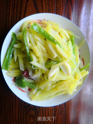 青椒土豆丝的做法