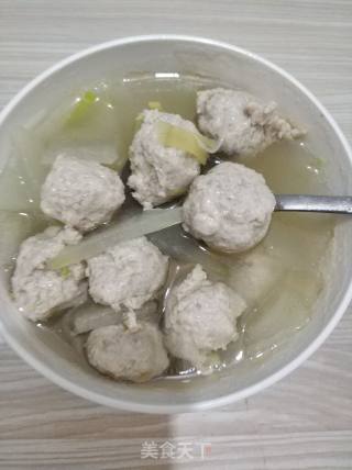 手工冬瓜丸子汤的做法