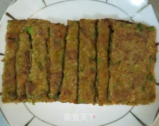 莲藕鸡蛋早餐饼的做法