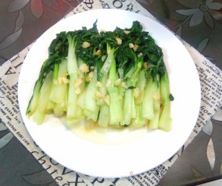 蒜炒奶白菜的做法
