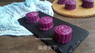 紫薯椰蓉月饼的做法
