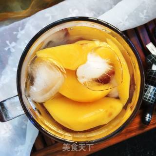 黄桃草莓饮的做法