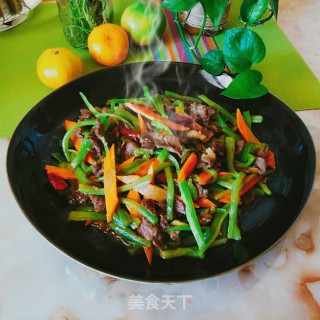 蛇瓜炒牛肉的做法