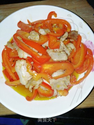 甜椒炒肉的做法