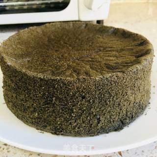炭黑蛋糕的做法
