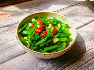 下饭菜：蒜蓉油麦菜的做法