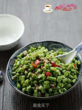 肉末小炒豆角的做法