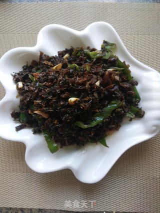 梅干菜炒辣椒的做法
