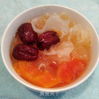 木瓜雪耳红枣汤的做法