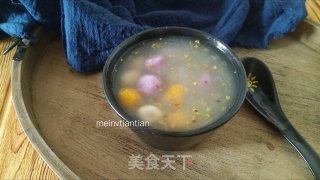 桂花藕粉圆子的做法